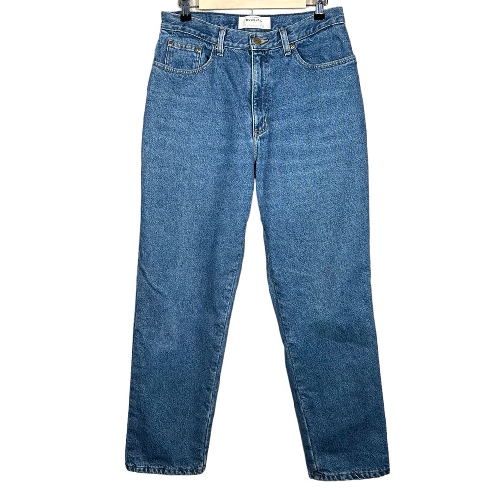 L.L. BEAN Vintage Heavy Double Lined High Waist Straight Leg Relaxed Fit Jeans